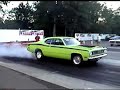 www.my1976corvette.com - Check out the restoration of my Vette...free site! No registration or anything required...just my personal site! Lime Green 440 Duster drag racing - he does a solid burnout, then finishes a mid-11's run in the 1/4 mile. This car is a big block mopar, and you can tell it.