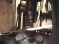 Mats Jonsson forging a tong