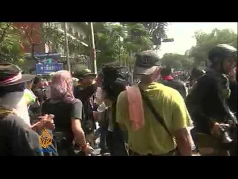 amid - Tension continues to rise in Thailand's capital Bangkok after the dispersal of red-shirted government supporters following deadly clashes with opposition dem...
