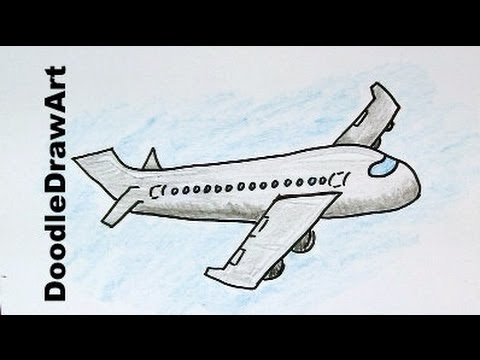 how to draw airplanes
