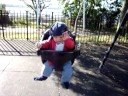 Erik wondering why the swing doesn\ Erik wondering why the swing doesn\
