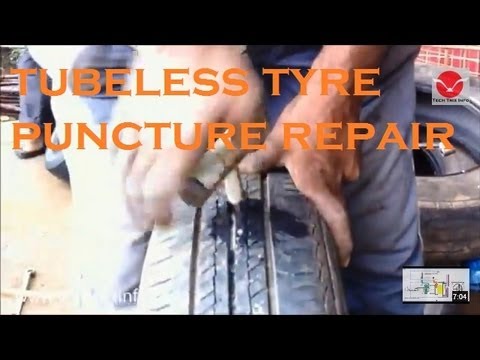 how to patch tubeless tyre