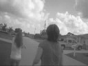 Skipping...down road...dramaticly