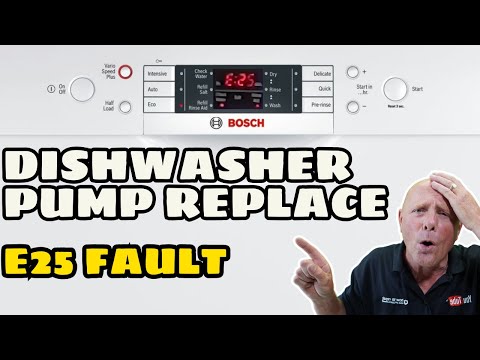 how to drain bosch dishwasher