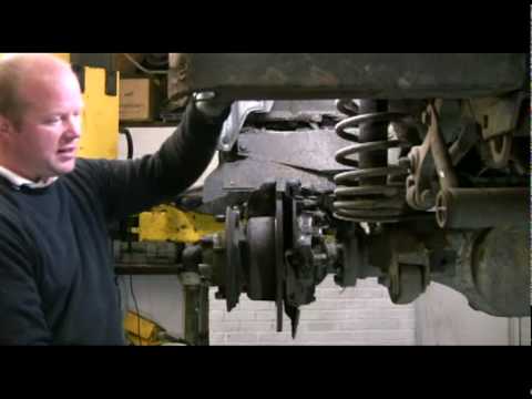 LandroverWorkshopDVD.com Service DVD, Landrover up on Ramp, Under the Bonnet repairs and more.