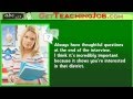 How To Become A Teacher Part 2 - Teaching Interview Questions