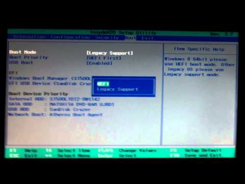 how to turn secure boot off