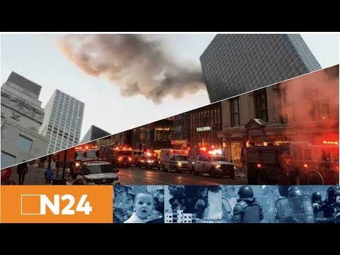 Wolkenkratzerbrand: Feuer im New Yorker Trump Tower a ...