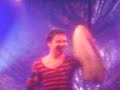 Ryan Jarman singing lady in red