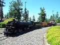 2-8-8-4 waiting to depart the turntable.
