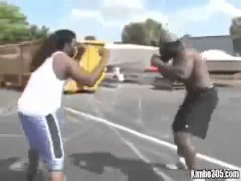 CRAZY FIGHT STREET FIGHTS KIMBO SLICE vs DREADS kimbo vs high school bully