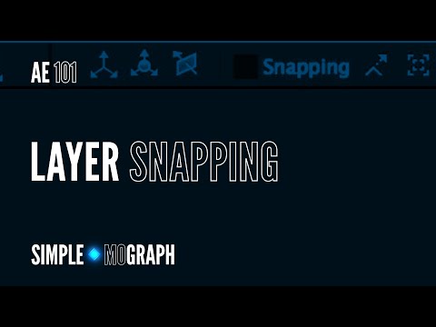 how to snap layers in after effects