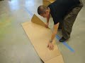RISD Cardboard Chair and Desk - Folding cardboard chair