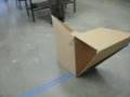 RISD Cardboard Chair and Desk - Folding cardboard chair