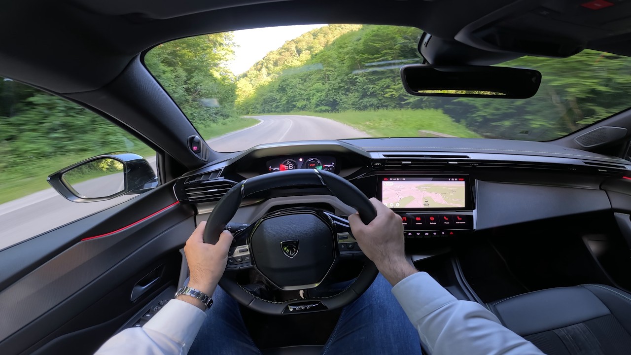 PEUGEOT 308 HYBRID 145 2026 (FACELIFT) - POV test drive (COUNTRY ROADS & highway)