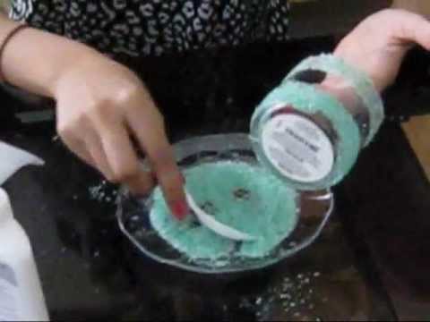 how to dye epsom salt