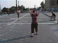 souris on the rocky steps