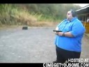A Fat man and his SMG