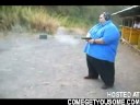 A Fat man and his SMG