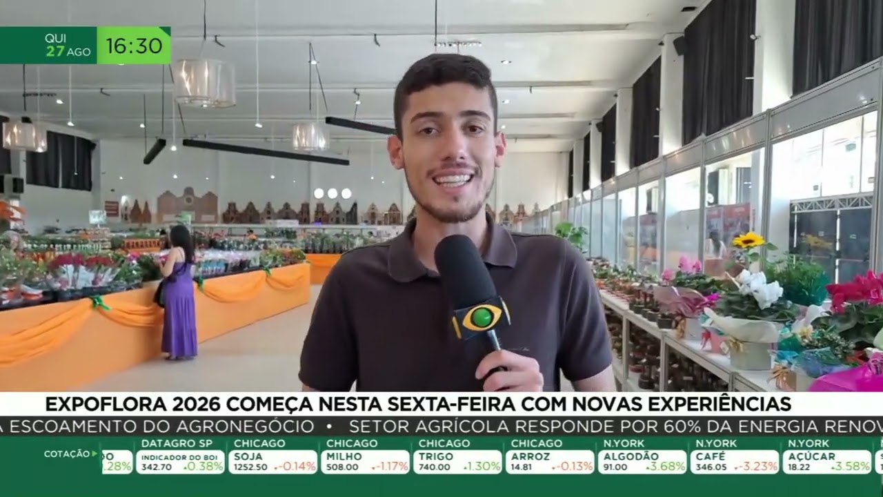 Expoflora 2026 começa nesta sexta-feira com novas experiências