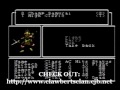 a video that features the game: wizardry - proving grounds of the mad overlord, nes version. i'm playing the game using my first party out of several.