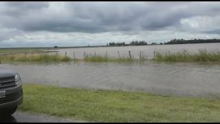 Video: así está la ruta 35 entre Castex y Winifreda