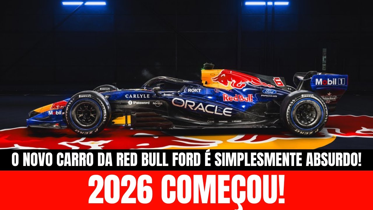 Red Bull Ford 2026: Tudo sobre o RB22 e o novo motor em Detroit