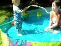 jason and tyler in pool