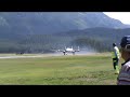 Super Constellation starting in Samedan Engadin Switzerland 4. Juli 2009