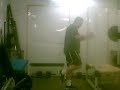 jump training (single leg 22\" box jump) jump training (single leg 22\" box jump)