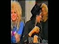 i just added another video of this interview on youtube with english subtitles, so feel free to search for it or go to the following link: http://youtube.com/watch?v=wme--kkupyo 

i should probably try to upload it once again, because the pixel ratio in the video is so strange.

a rare finnish interview with michael monroe, andy mccoy, nasty suicide, razzle and sam yaffa. they're talking about the criticism that they have gotten, their good looks and their living in london. andy also said that he'd rather go to poland than move back to finland :)

andy also denied their drug use and michael explained that people are just judging them by their looks.

very interesting stuff, at least for the people who understand finnish.