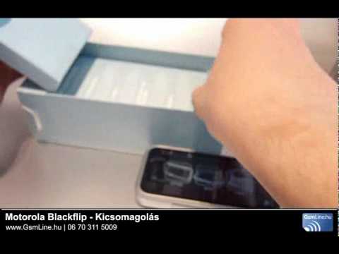 Motorola BackFlip teszt vide�