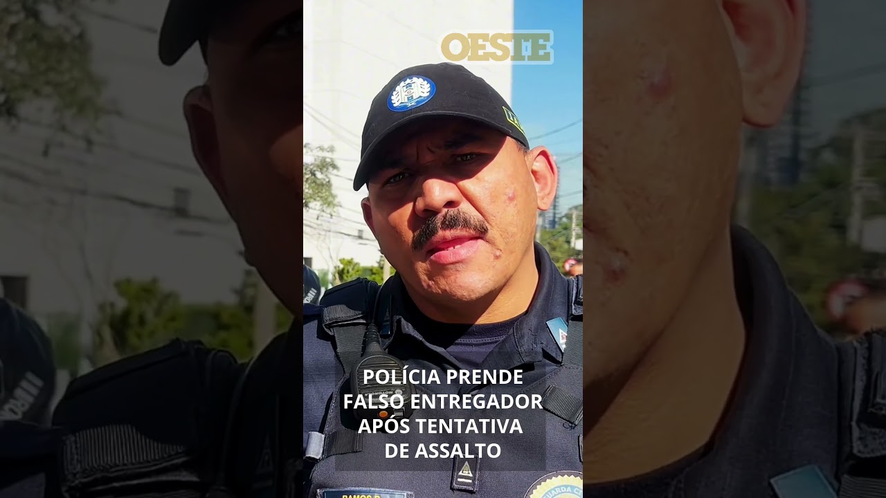 Polícia Prende Falso Entregador Após Tentativa De Assalto