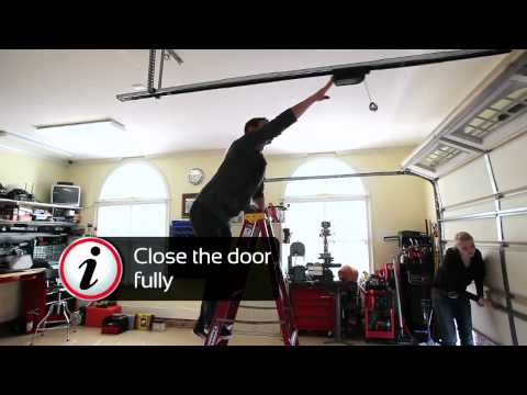 how to garage door opener installation