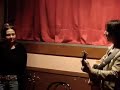 piccola esibizione del cantautore pippo pollina e serena bandoli a milano, circolo arci bellezza, 12 febbraio 07