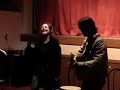 piccola esibizione del cantautore pippo pollina e serena bandoli a milano, circolo arci bellezza, 12 febbraio 07