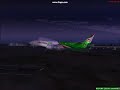 Dubair B773 landing in Luanda