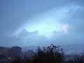 Tormenta y granizada en Vigo