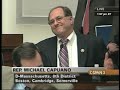 FUNNY! This clip is focused on Rep. Michael Capuano who rips into America's biggest bankers for all the risky investment vehicles they created and lost huge sums of money on. No mention if Mr. Capuano was involved in the de-regulation that led to the creation of those financial instruments. Do you know? Details please! Executives from the financial institutions who received funds from the $700 billion banking bailout faced their critics on the House Financial Services Committee on Wednesday ...