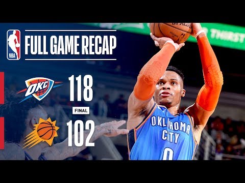 Video: Full Game Recap: Thunder VS Suns | Big 4th Pushes OKC To Win