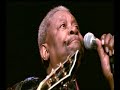 bb plays and sings, but there's more of the latter than his famous guitar. taken from the dvd 