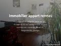 Immobilier appart rennes