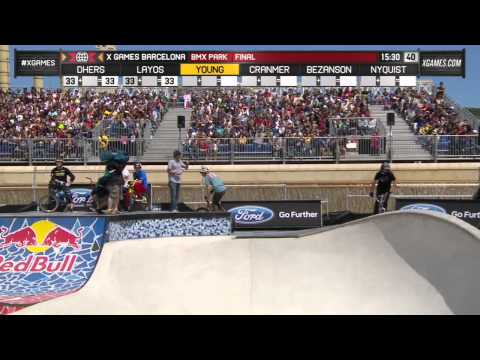 Gary Young wins BMX Park gold