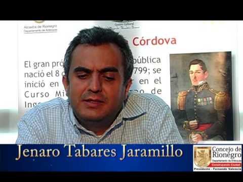 Concejal rionegrero Jenaro Tabares