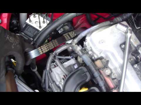 how to put on a serpentine belt