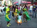 Brazilian fans celebrating Brazilian fans celebrating