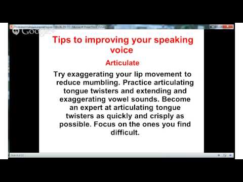 how to improve voice