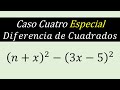 Caso cuatro especial - Diferencia de cuadrados 03