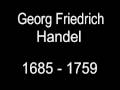 Georg Friedrich Handel - Sonata for Flute HMV 367 I-IV