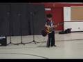 Guitar solo at 6th grade talent show